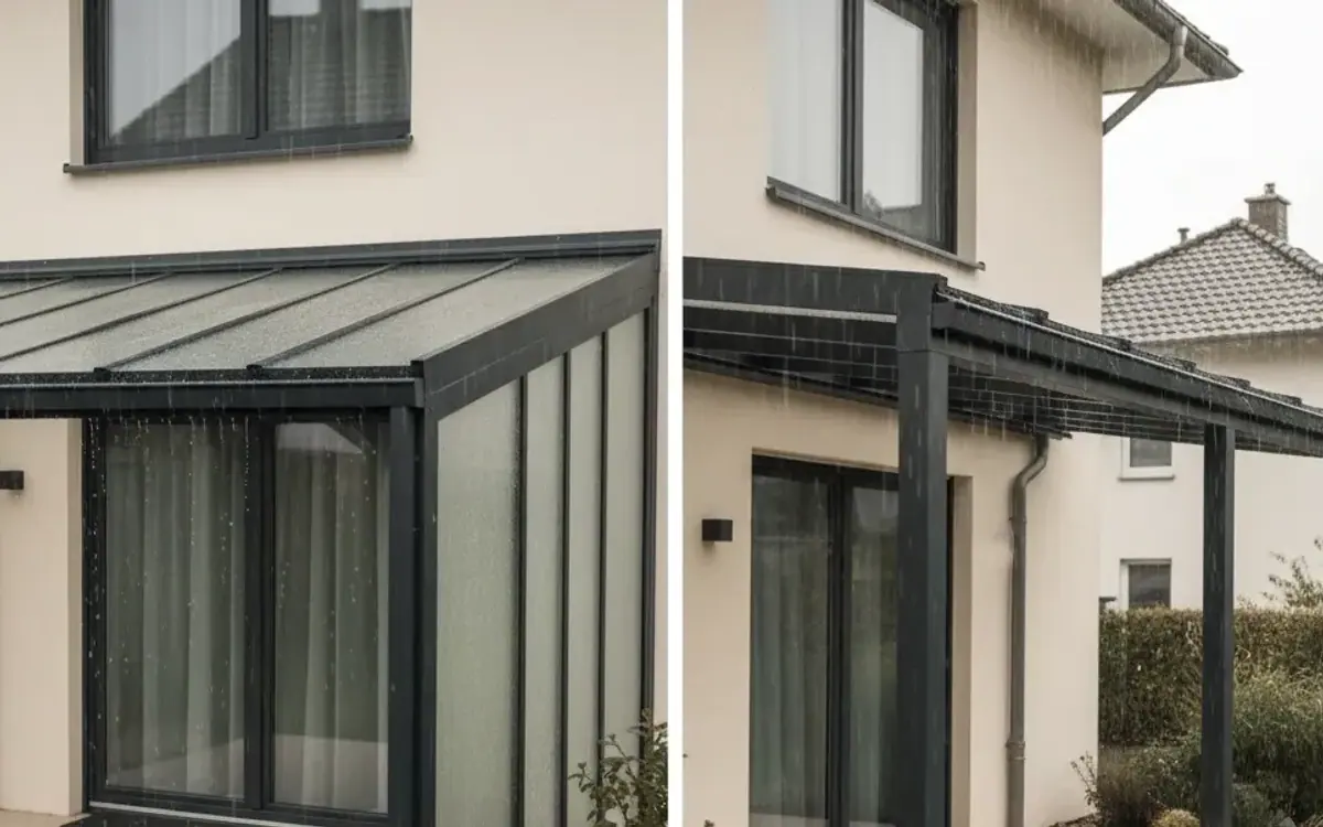 Pergola und Terrassenüberdachung im Vergleich